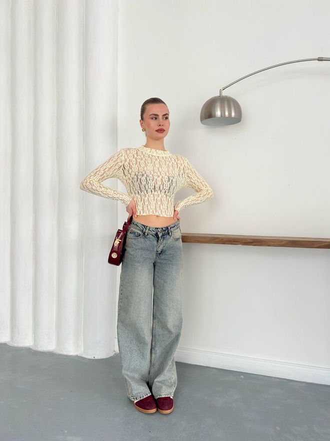 Topshow Dante Evening Blouse Yellow Wholesale Clothing Polyester