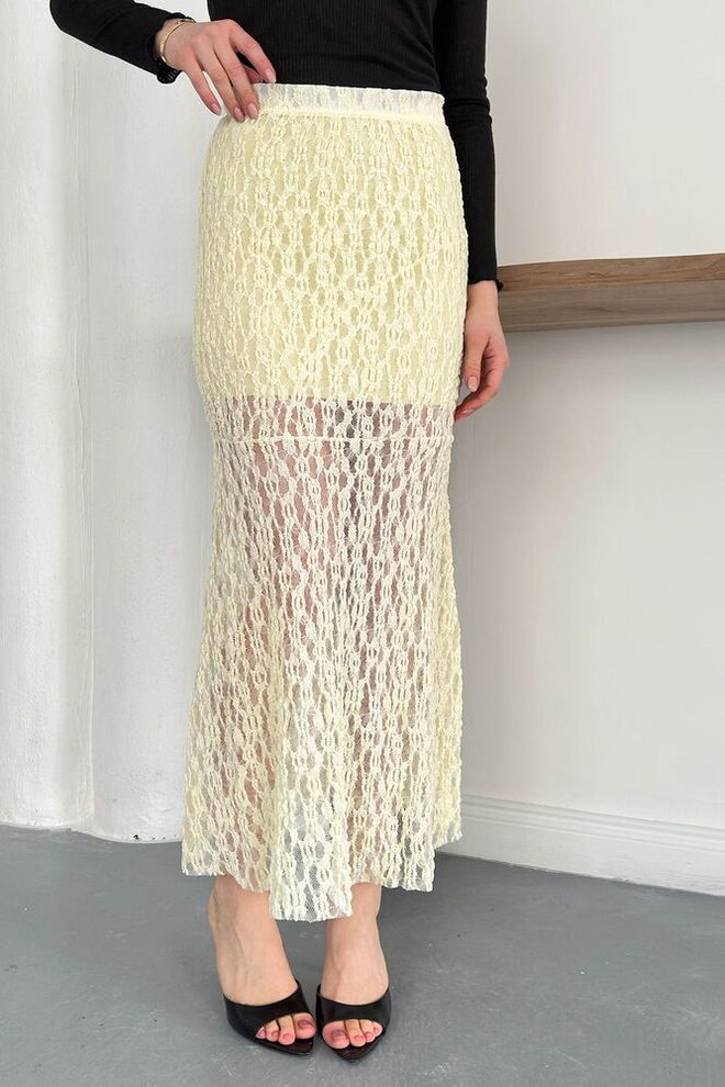 Topshow Lace Skirt Yellow Wholesale Clothing Summer