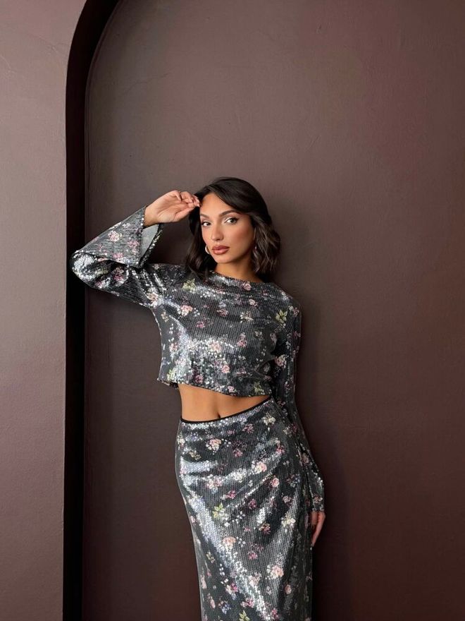 Topshow Black Elegant Glam Formal Vintage Shirt Wholesale Clothing 1