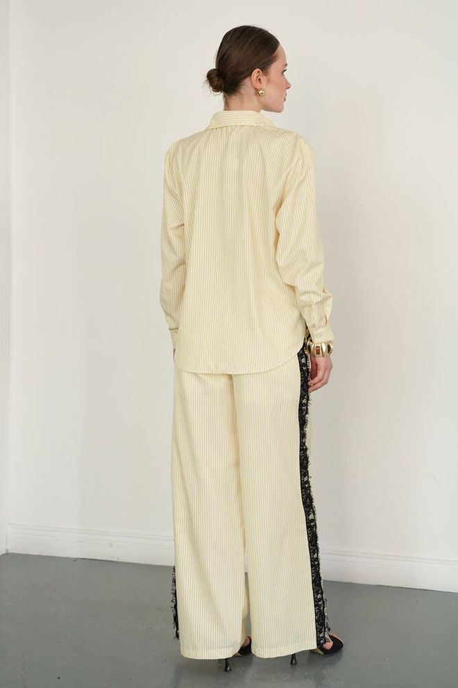 Topshow Cămașă Bej Elegant Formal Vintage Îmbrăcăminte cu ridicata Formal