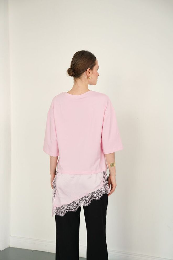 Topshow Розовая Повседневный Милый Элегантный Блузка Оптовая продажа одежды Элегантный