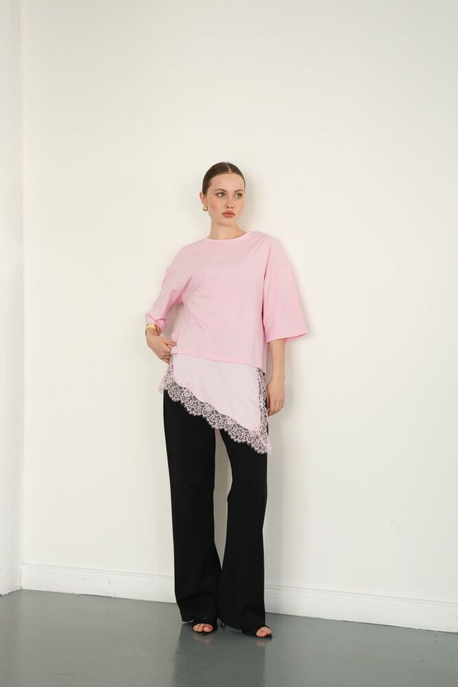 Topshow Розовая Повседневный Милый Элегантный Блузка Оптовая продажа одежды Работа