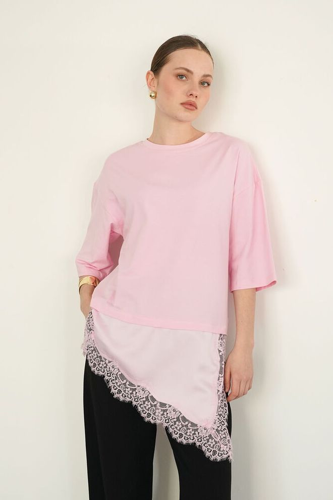 Topshow Roze Casual Schattig Elegant Blouse Groothandel Kleding Casual