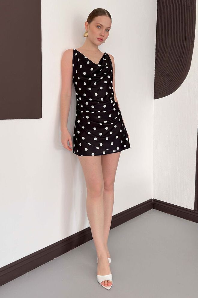 Chemise Robe Femme Taille Avec Col Et Manches Raglan - Mini Robe Pour Fêtes