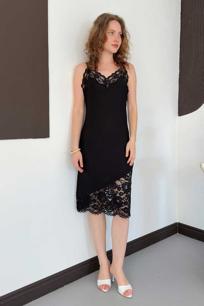 sexy wholesale clothing Wholesale Summer Women Clothing Fishnet Clothes Nightclub Sexy Sexy  Jacquard Hollow Out Cutout Out See Through Slim Dress for your store main image 0