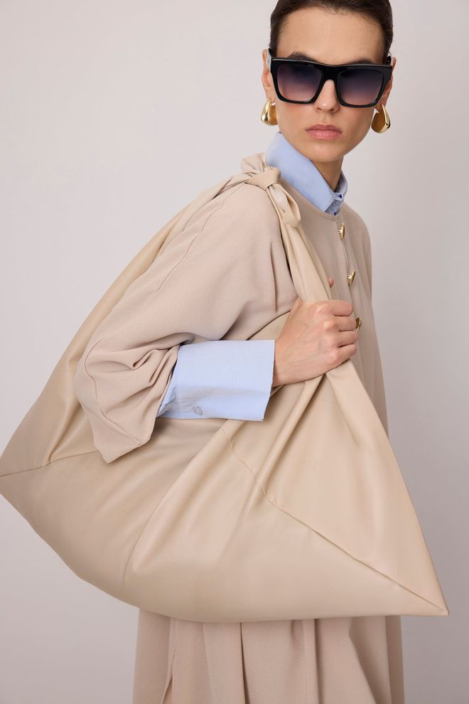 Touche Prive Maxi Shopper Çanta Toptan Giyim 0