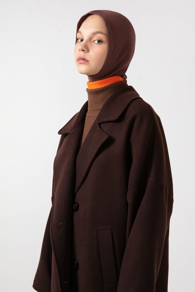 Touche Prive Marrón Modesto Casual Elegante Gorro Ropa al por mayor Modesto