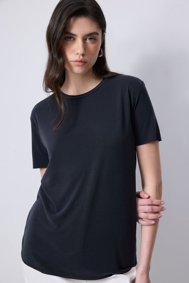 Touche Prive Lacivert Gündelik Resmi Kolej Gömlek Toptan Giyim Gündelik