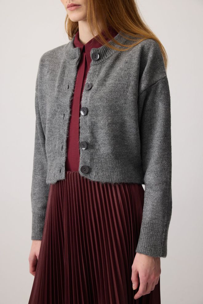 Touche Prive Siva Casual Elegantan Šminkerski Vintage Retro Kardigan Veleprodaja odjeće Jesen