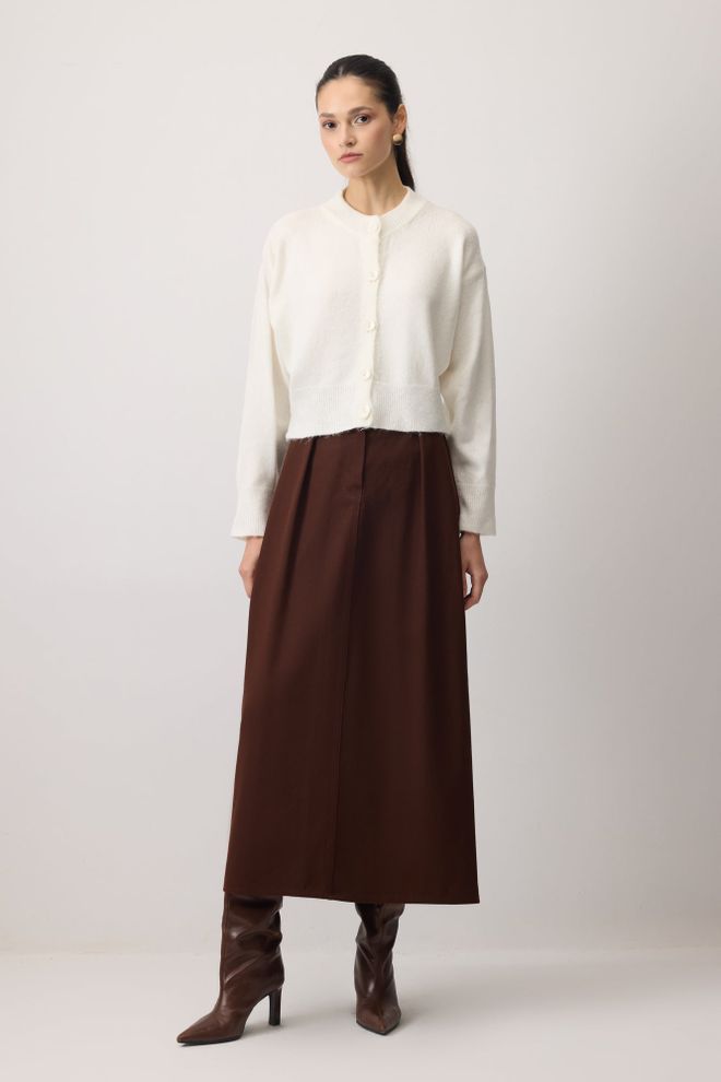 Touche Prive Bijela Skroman Ležerni Elegantan Kardigan Veleprodaja odjeće Ležerni