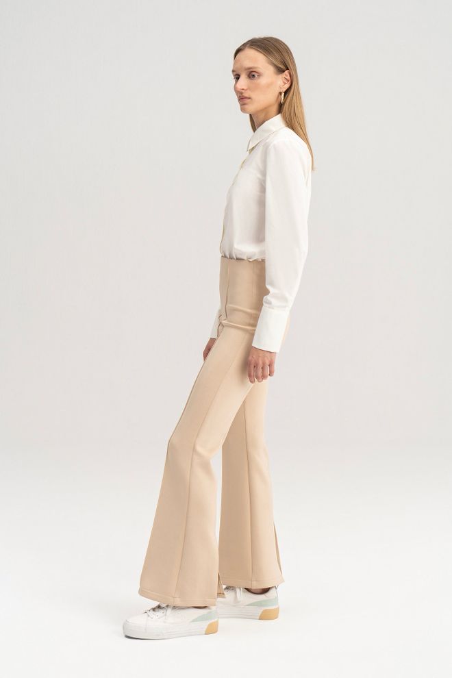 Touche Prive Chemise Blanche Formelle Élégante Col Polo Vêtements en gros Décontracté