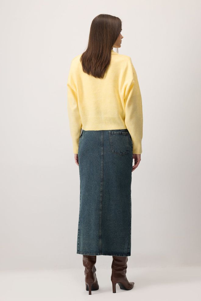 Touche Prive Žuti Ležerni Kardigan S Gumbima Veleprodaja odjeće Lounge