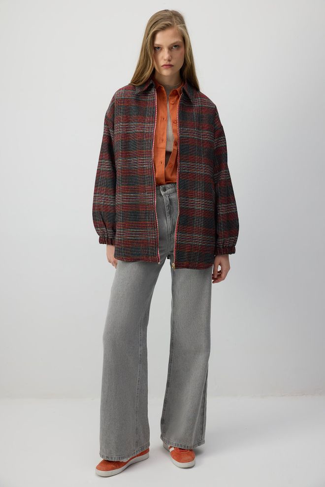 Touche Prive Mix Color Overshirt Jacket Wholesale Clothing Lounge