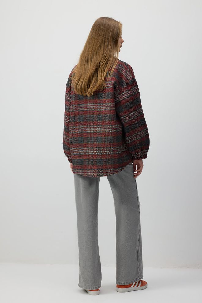 Touche Prive Mix Color Overshirt Jacket Wholesale Clothing 1