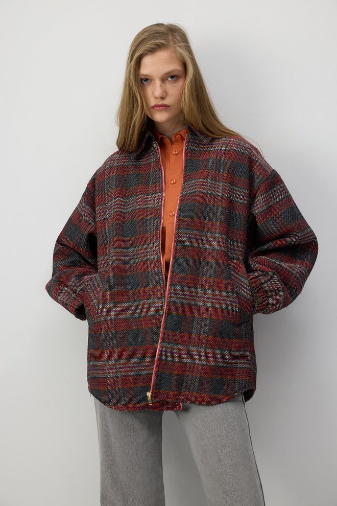 Touche Prive Mix Color Overshirt Jacket Wholesale Clothing Vintage