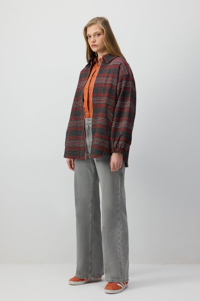 Touche Prive Mix Color Overshirt Jacket Wholesale Clothing Spring