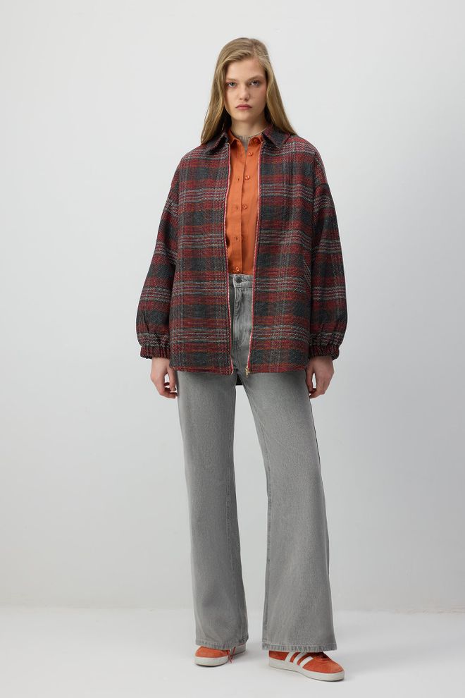 Touche Prive Chaqueta Mezcla De Colores Camisa De Sobrecamisa Ropa al por mayor Casual