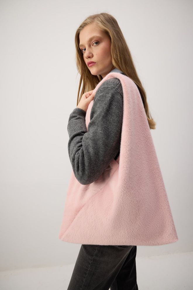 Touche Prive Peluş Çanta Toptan Giyim 2