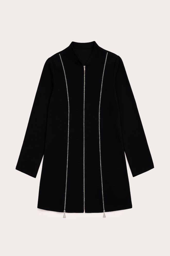 Touche Prive Siyah Zarif Tek Düğmeli Blazer Ceket Toptan Giyim Gündelik