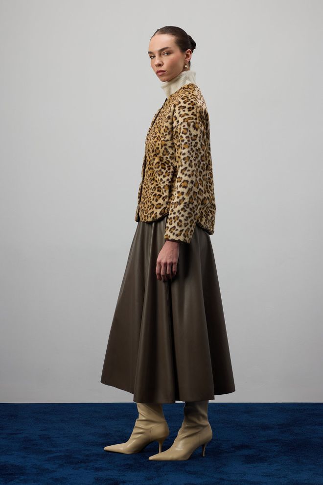 Touche Prive Braune Vintage Einreihiger Blazer Jacke Großhandelskleidung Lässig