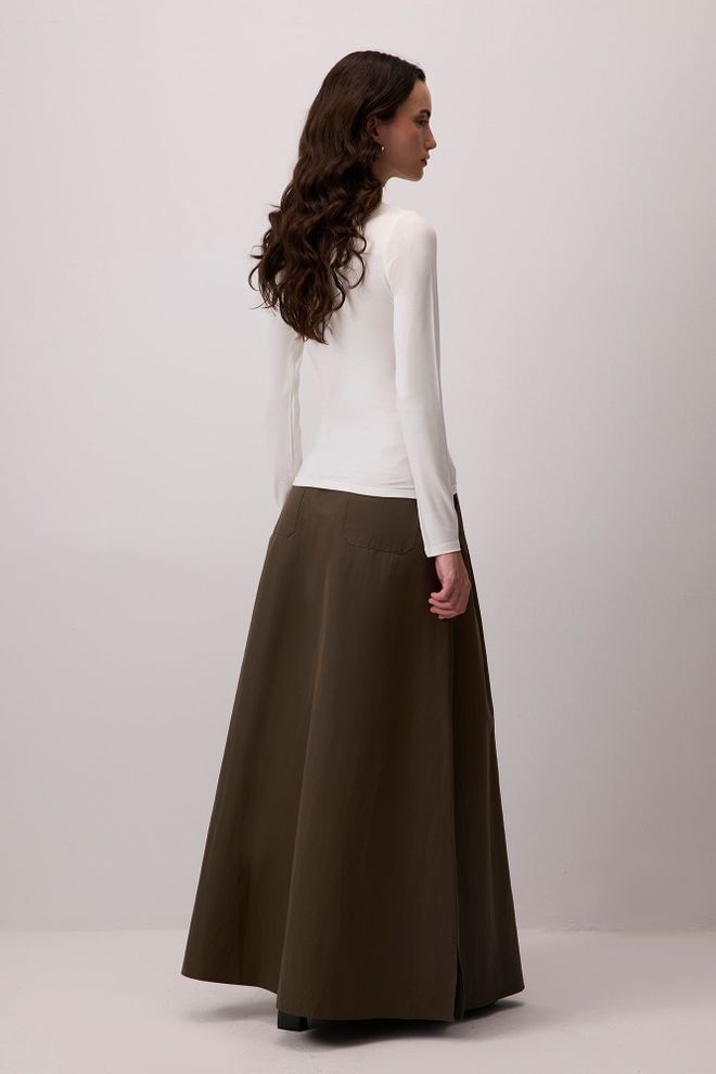 Touche Prive Bijela Elegantan Uski Bodi S Visokim Izrezom Veleprodaja odjeće Skroman