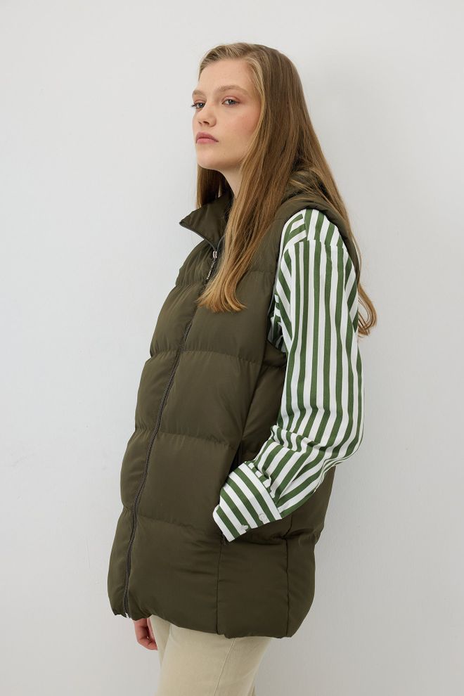 Touche Prive Chaleco Verde Casual Deporte Ropa De Calle Ropa al por mayor Casual