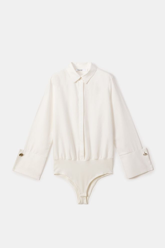 Touche Prive White Elegant Formal Shirt Wholesale Clothing Lounge