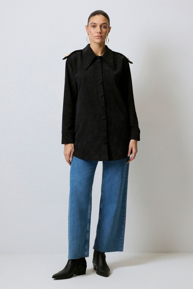 Touche Prive Black Elegant Casual Formal Shirt Wholesale Clothing 1