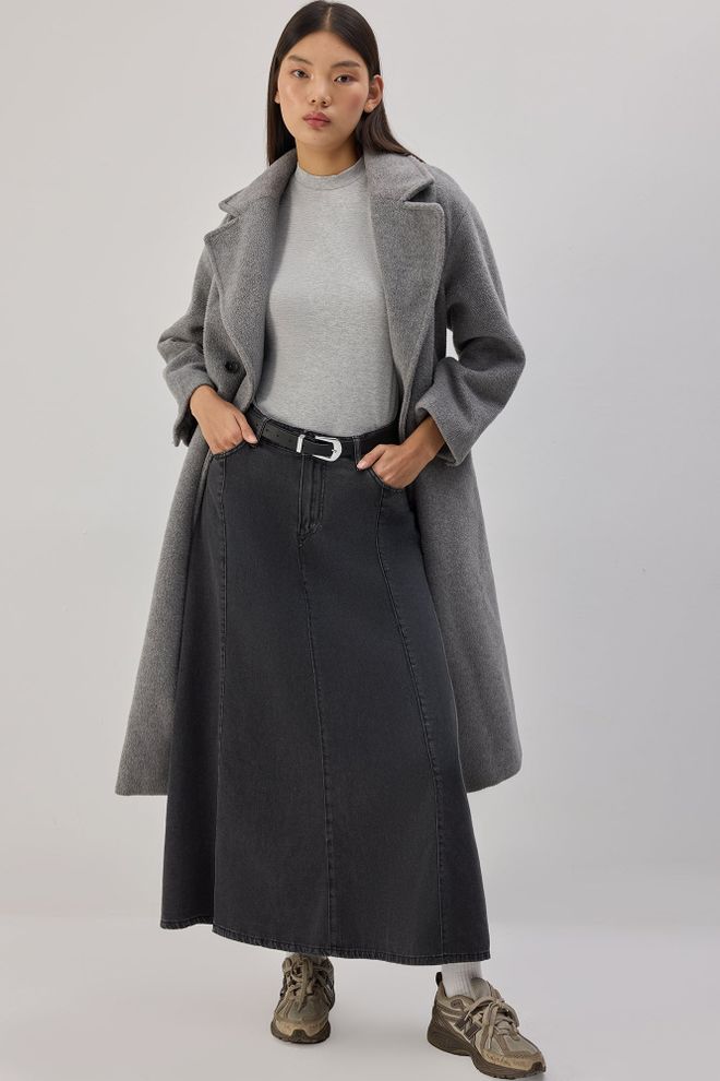 Touche Prive Mouwloze Rok Met Rechte Kraag Groothandel Kleding 0