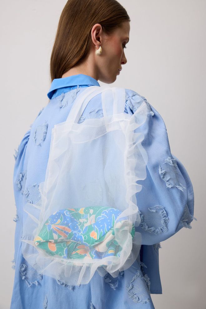 Touche Prive Organzabeutel Mit Rüschen Großhandelskleidung 0