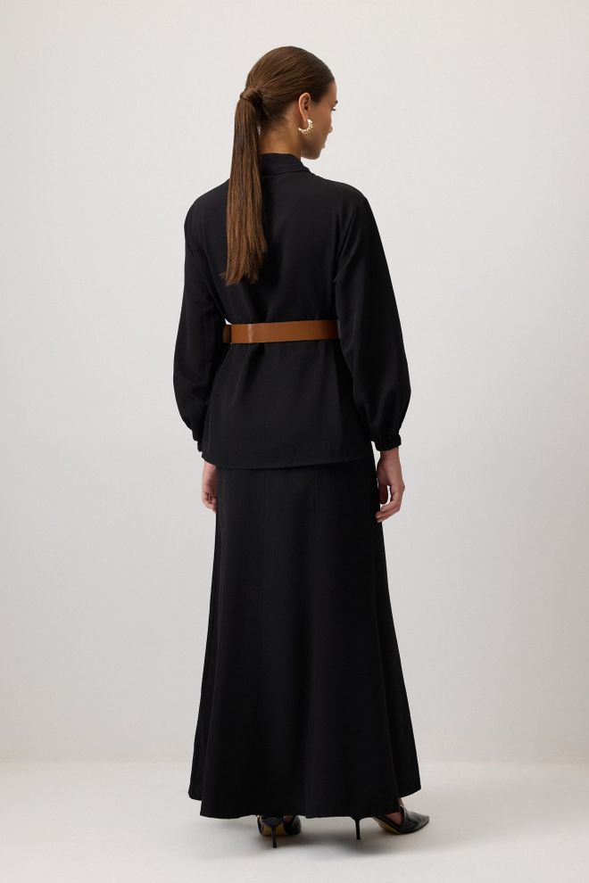 Touche Prive Elegant Zwart Bescheiden Formeel Set Groothandel Kleding Bescheiden