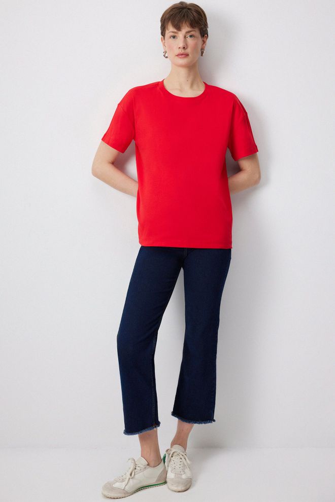 Touche Prive Cămașă Casual Roșie Streetwear Îmbrăcăminte cu ridicata Casual