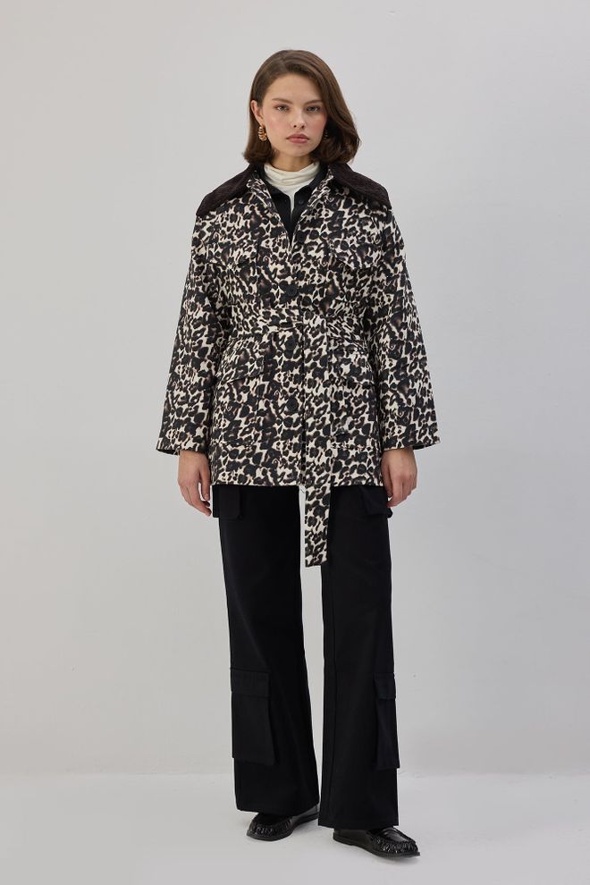 Touche Prive Geacă Mix De Culori Shacket Îmbrăcăminte cu ridicata Casual