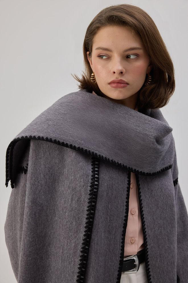 Touche Prive Geacă Gri Petrecut Îmbrăcăminte cu ridicata Conservator