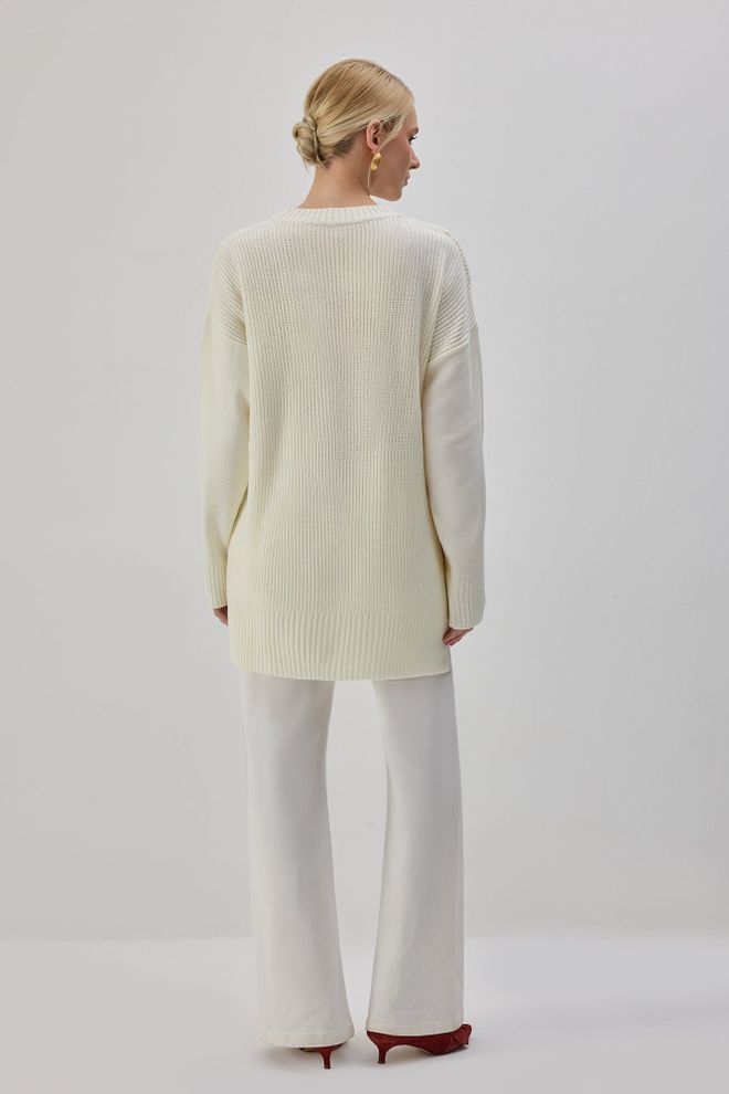 Touche Prive Beige Modest Casual Elegant Tunic Wholesale Clothing Casual