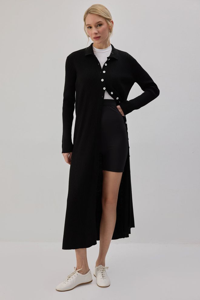 Touche Prive Black Biker High Waist Shorts Wholesale Clothing Sport