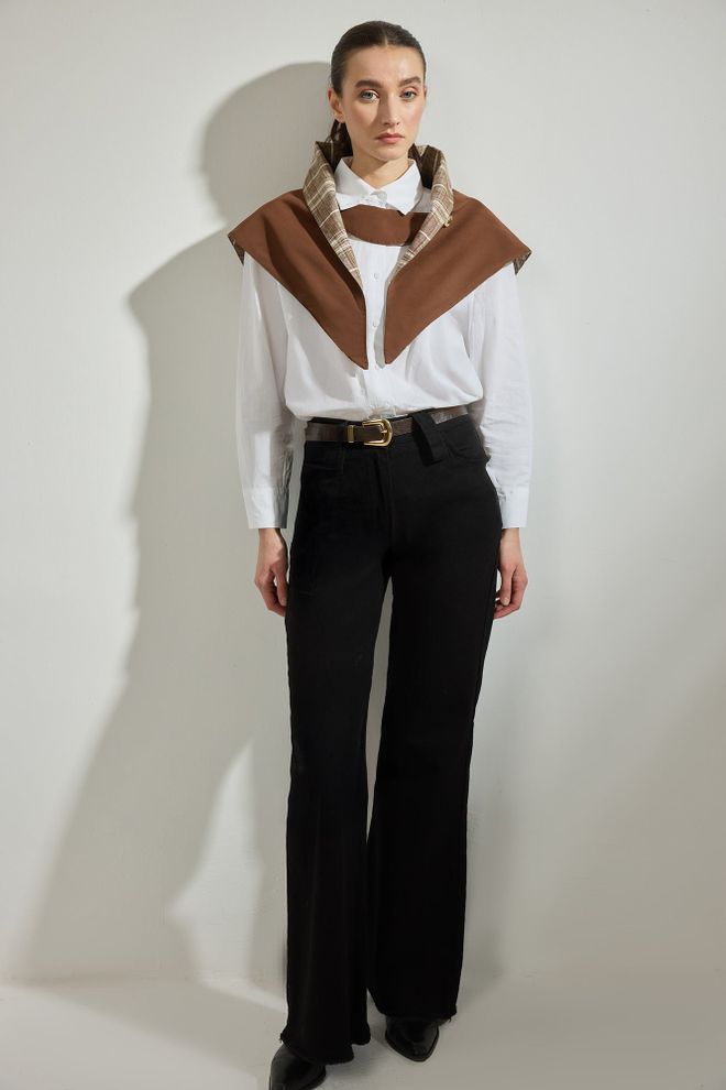 Touche Prive Karierter Windbreaker Kapuzenpullover Großhandelskleidung 0