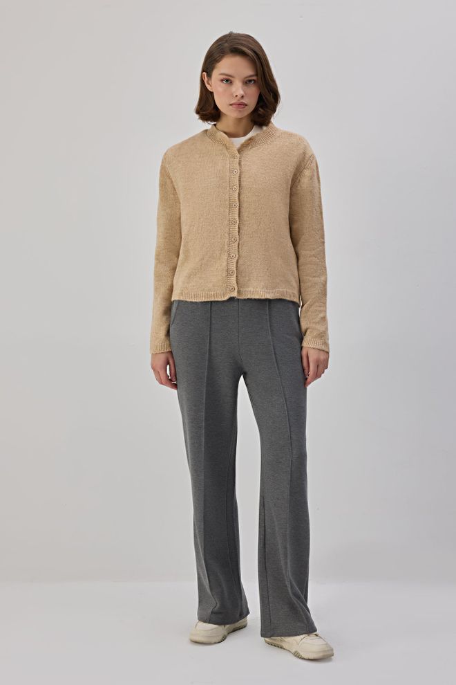 Touche Prive Pantalón De Chándal Gris Jogger Casual Cintura Alta Ropa al por mayor Casual