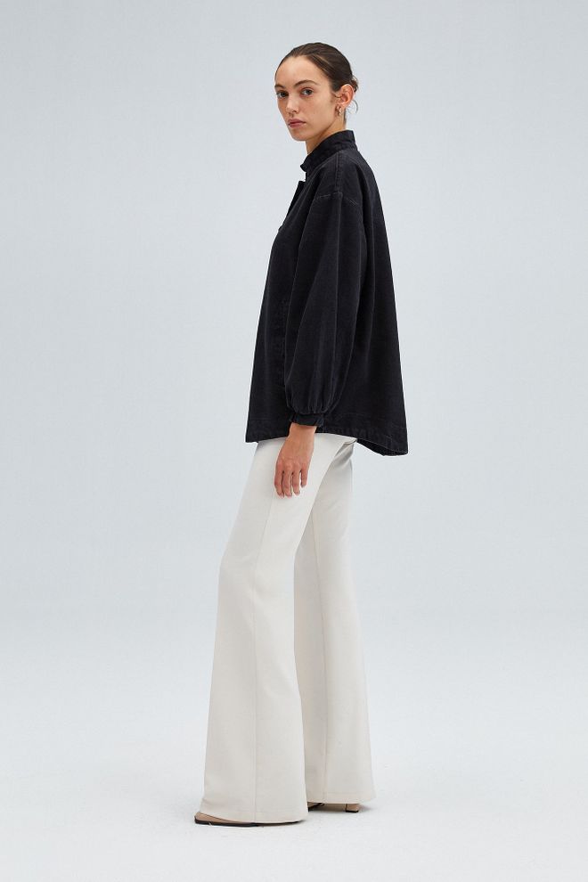 Touche Prive Black Casual Streetwear Overshirt Jacket Wholesale Clothing Streetwear