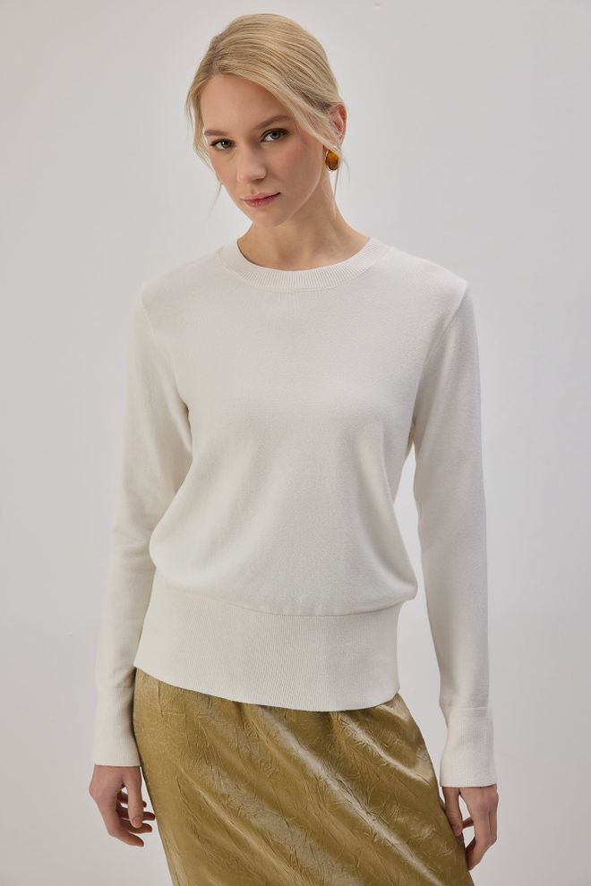 Touche Prive سترة أبيض غير رسمي رائع ملابس بالجملة غير رسمي