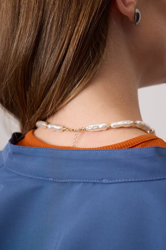 Touche Prive Očarovaný Barokový Perlový Náhrdelník Veľkoobchod s oblečením 0