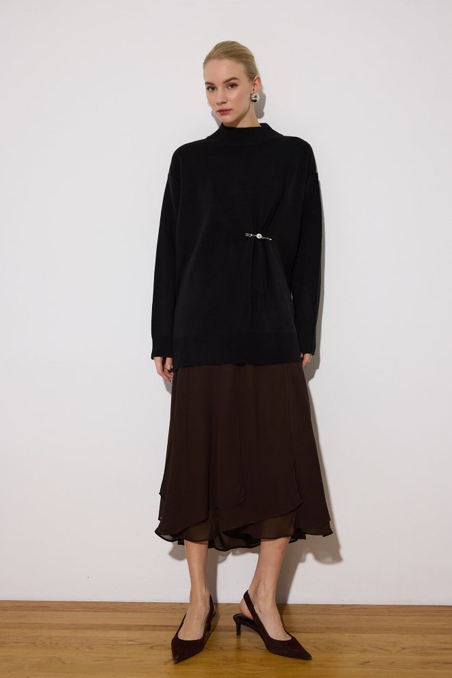 Touche Prive Stricktunika Mit Accessoires Großhandelskleidung 0