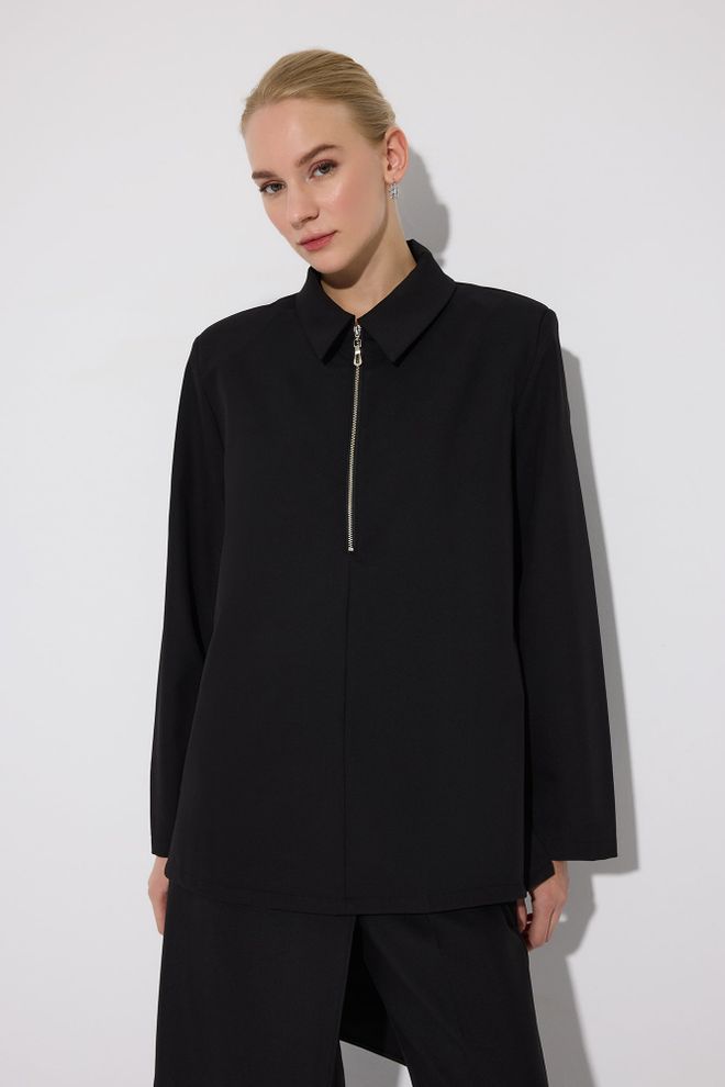 Touche Prive Tunika Z Kołnierzem Z Watowaną Koszulą Hurtowa sprzedaż odzieży 0