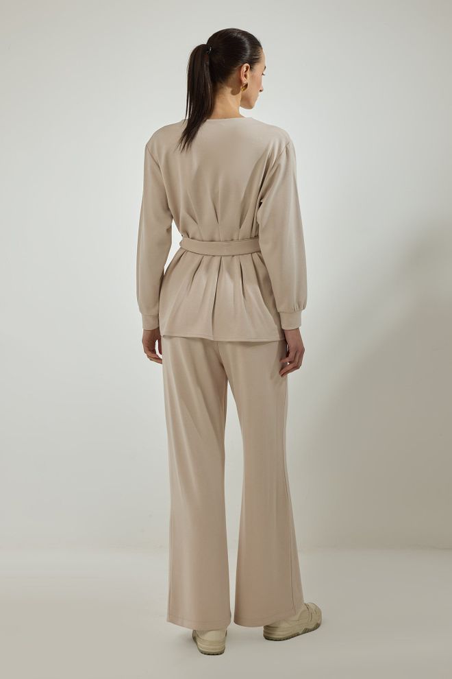 Touche Prive Béžová Elegantná Neformálna Súprava Veľkoobchod s oblečením Neformálny