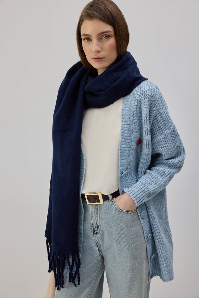 Touche Prive Halstuch Mit Quasten Großhandelskleidung 0