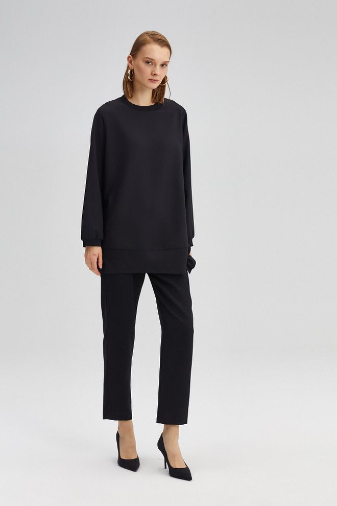 Touche Prive Tunică Din Crep Cu Volane Îmbrăcăminte cu ridicata 0