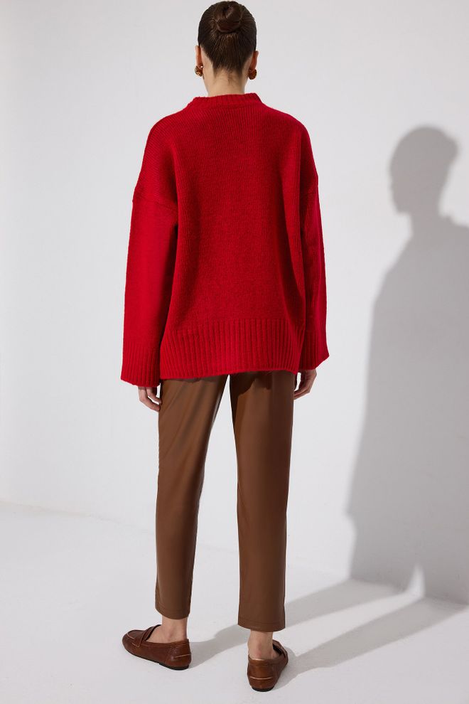 Touche Prive Pantalon Brun Décontracté Élégant Fuselé Pantacourt Vêtements en gros Printemps