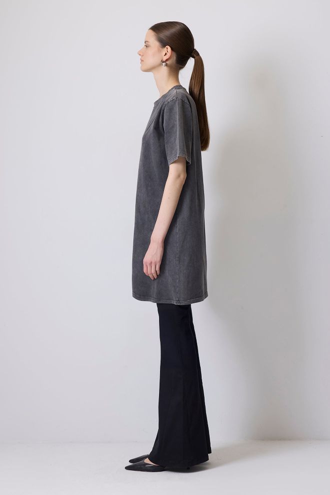 Touche Prive Gris Casual Ropa De Calle Modesto Túnica Ropa al por mayor Modesto