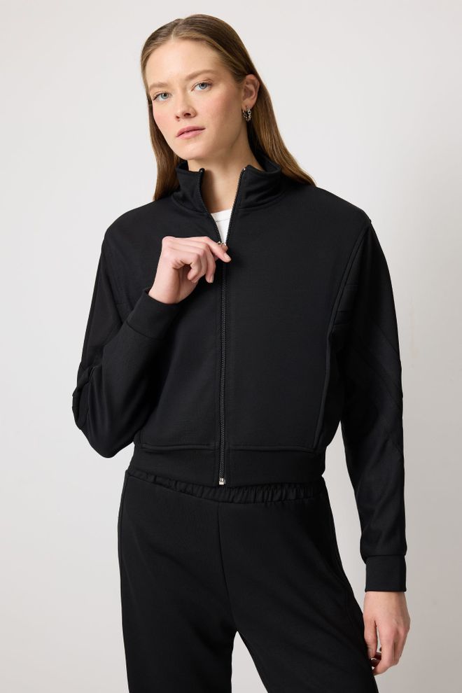 Touche Prive Calças De Fato De Treino Preto Jogger Com Cordão Roupas por atacado Casual