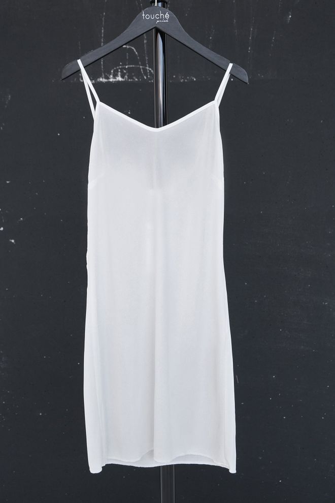 Touche Prive Белое Сексуальное Повседневное Элегантное Формальное Платье Соскальзывать Оптовая продажа одежды Повседневный